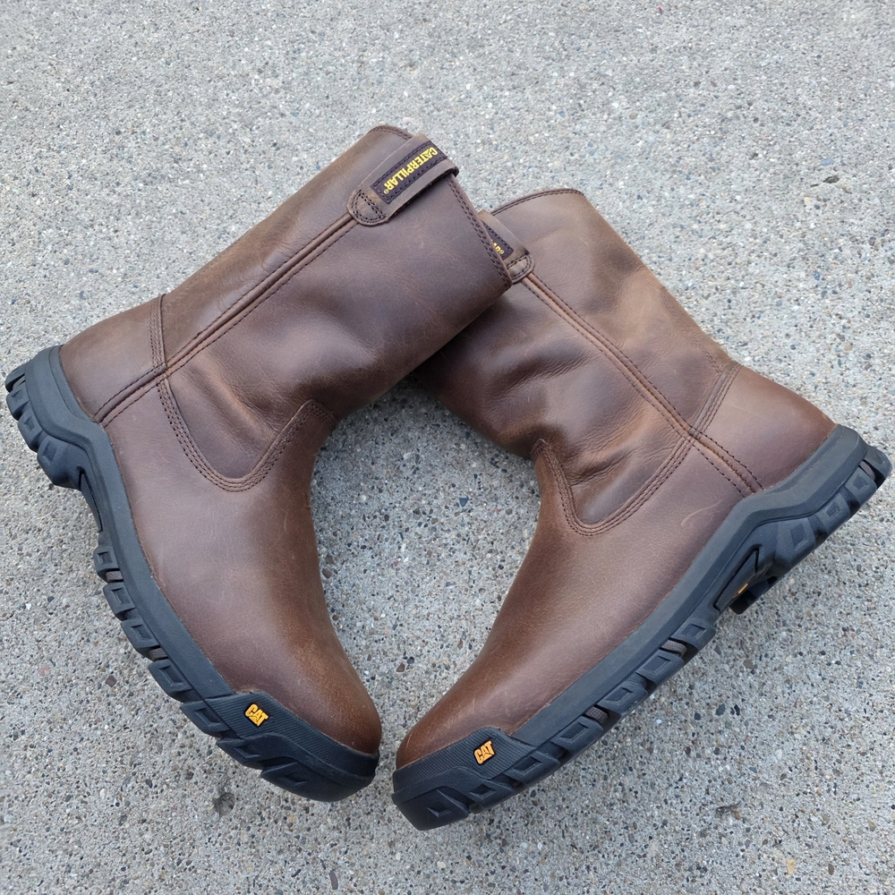 Caterpillar Men's Brown Leather  Size 11 Boots - Picture 11 of 14